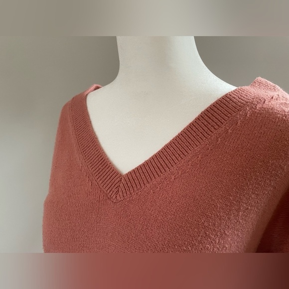 Madewell Double-V Pullover Sweater | Size Small - Picture 4 of 11